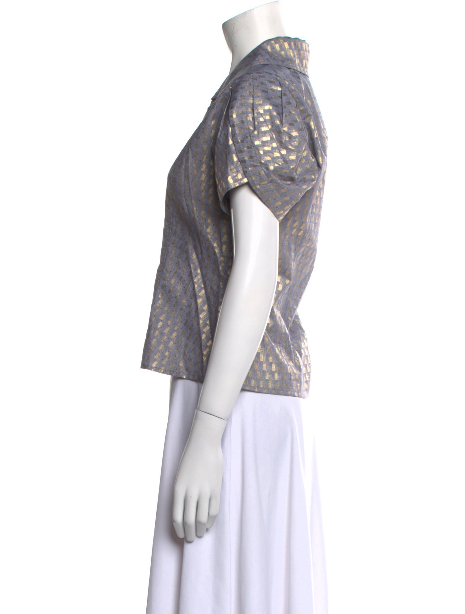 Alexis Printed Short Sleeve Polo