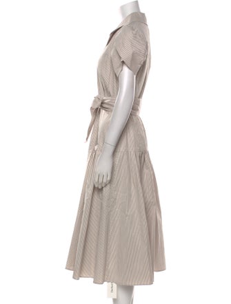 Alexis Striped Long Dress