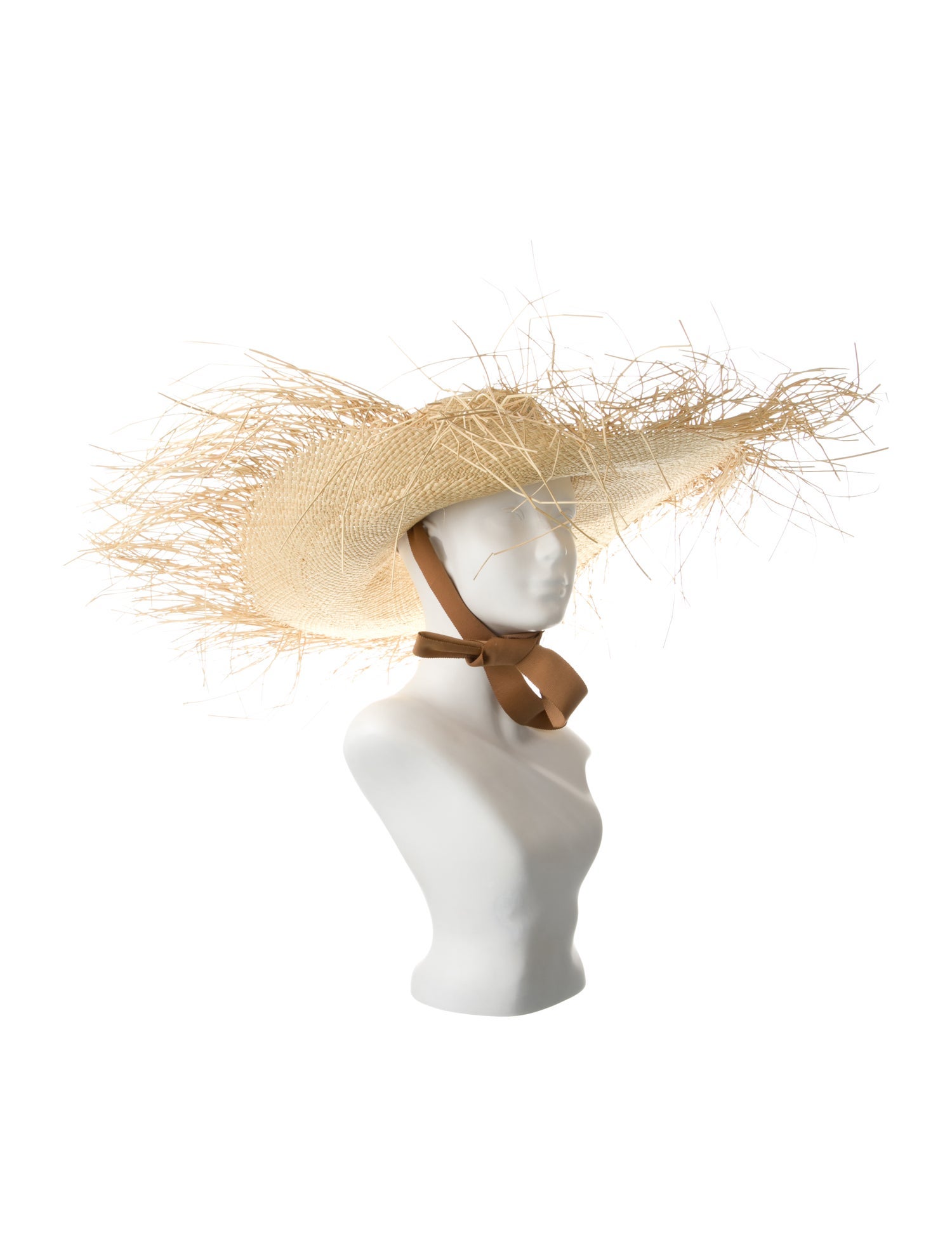 Alexis Raffia & Straw Baja Wide Brim Hat