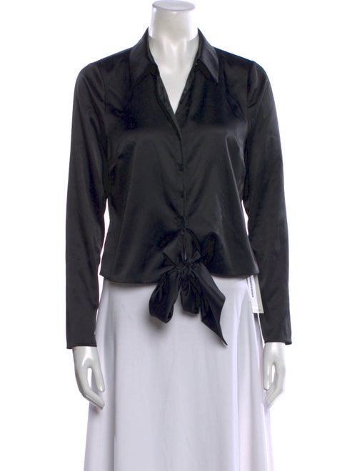 Alexis V-Neck Long Sleeve Button-Up Top