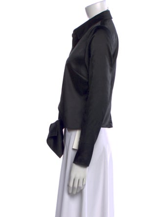 Alexis V-Neck Long Sleeve Button-Up Top