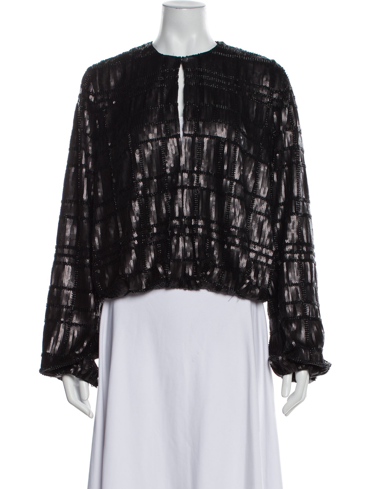 Alexis Nylon Crew Neck Blouse w/ Tags