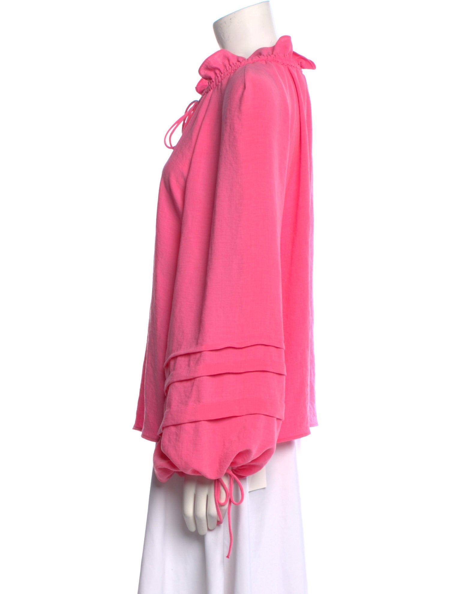 Alexis Tie Neck Long Sleeve Blouse w/ Tags