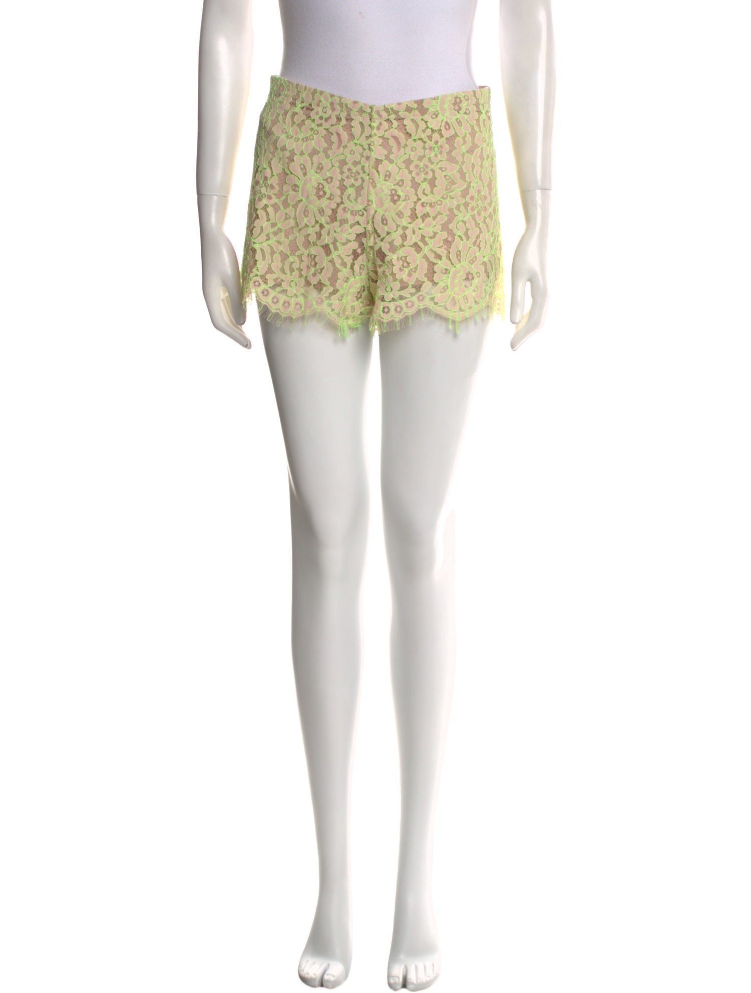 Alexis Lace Pattern Mini Shorts