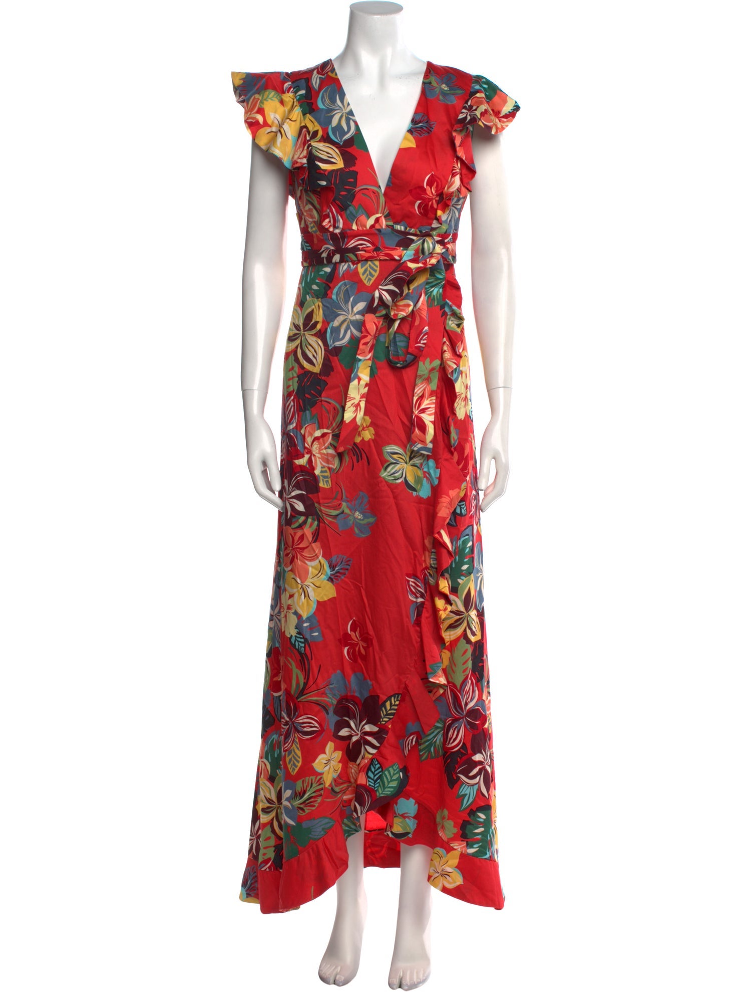 Alexis Floral Print Long Dress