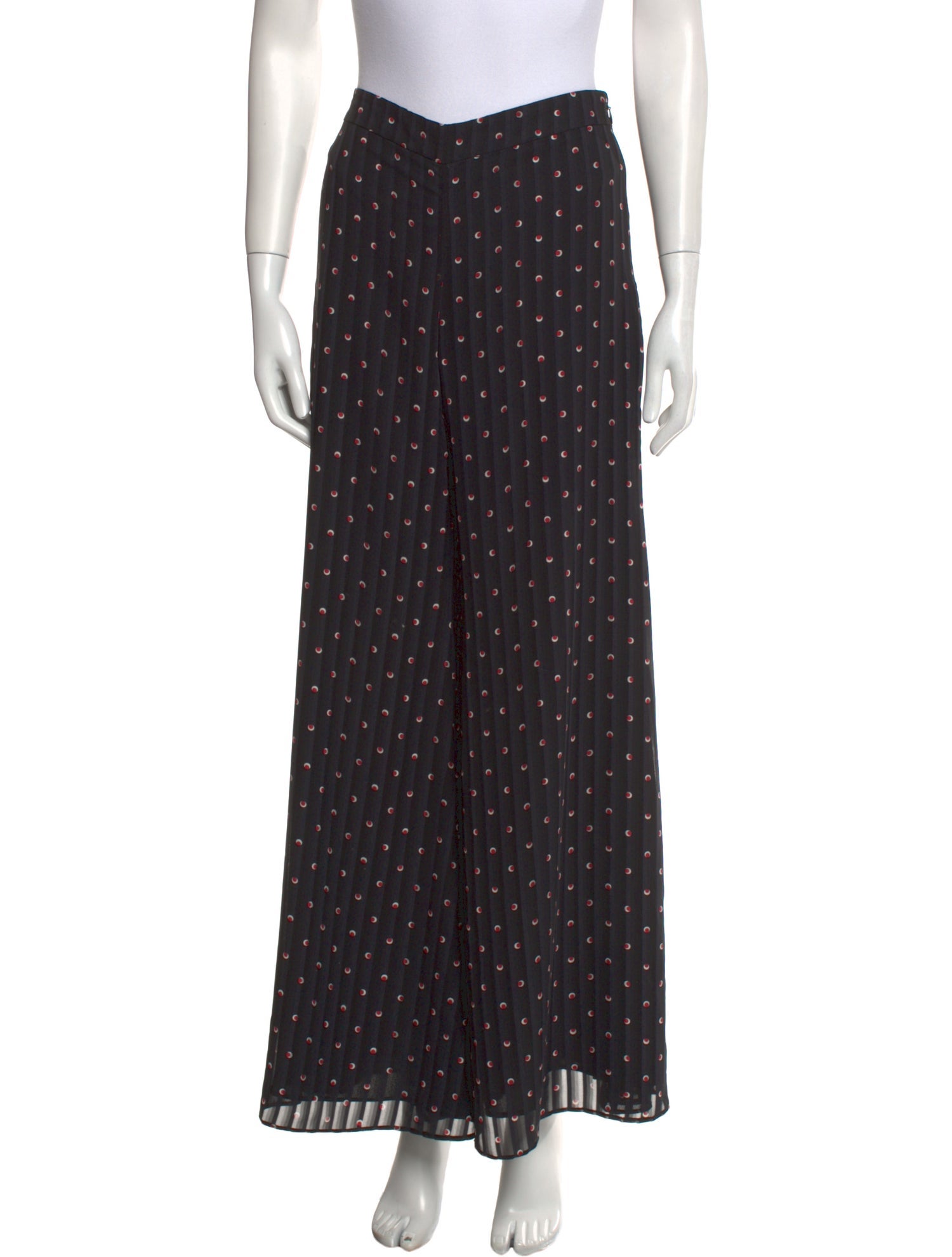 Alexis Polka Dot Print Wide Leg Pants