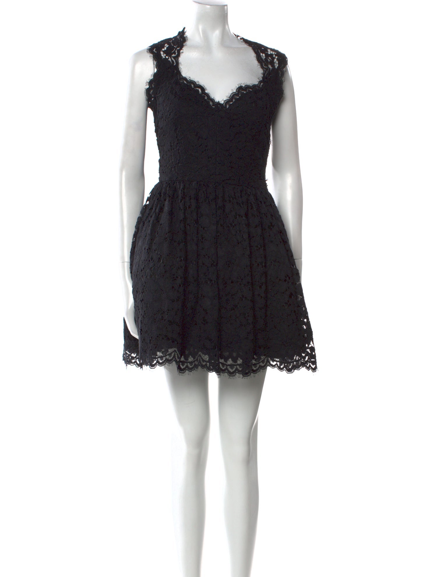 Alexis Lace Pattern Mini Dress