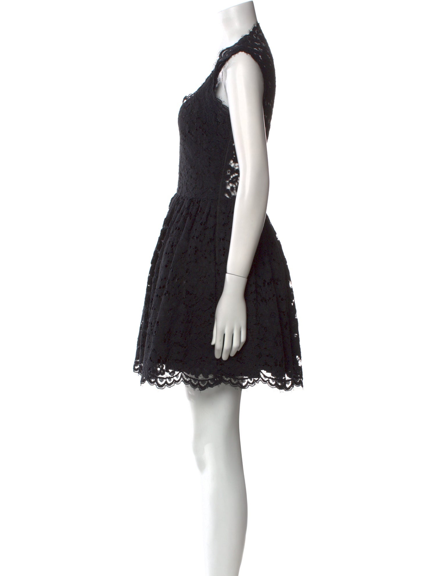Alexis Lace Pattern Mini Dress