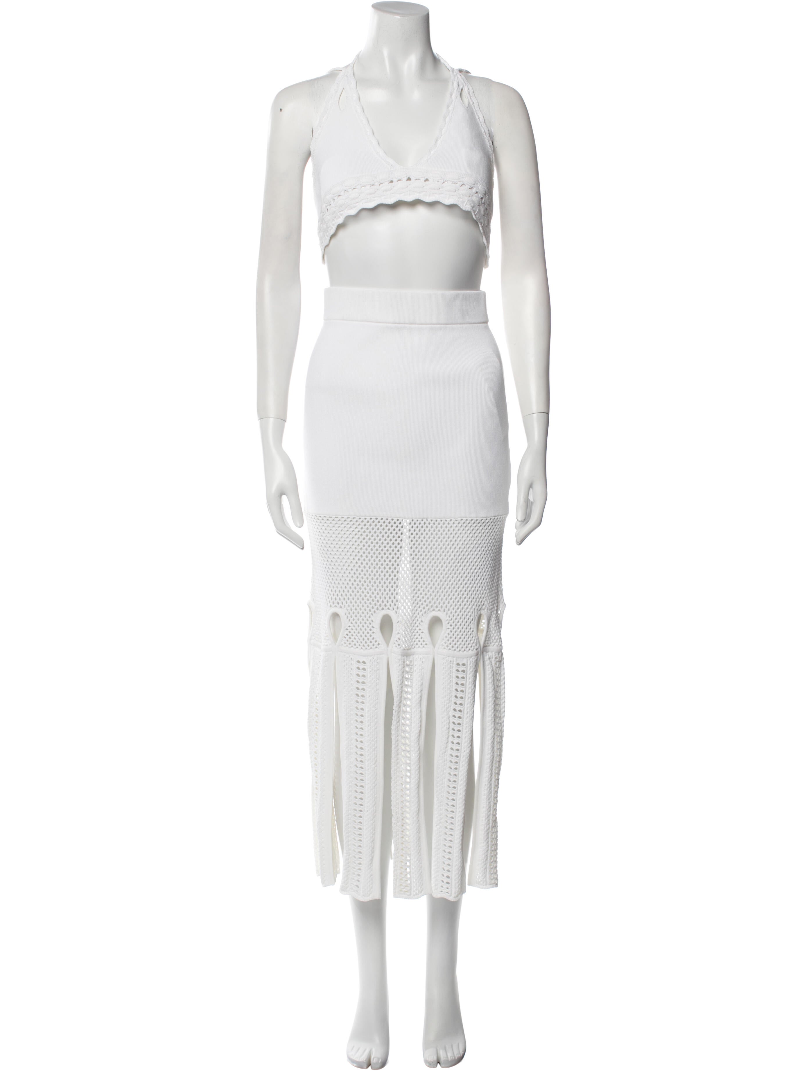 Alexis Tassel Accents Skirt Set