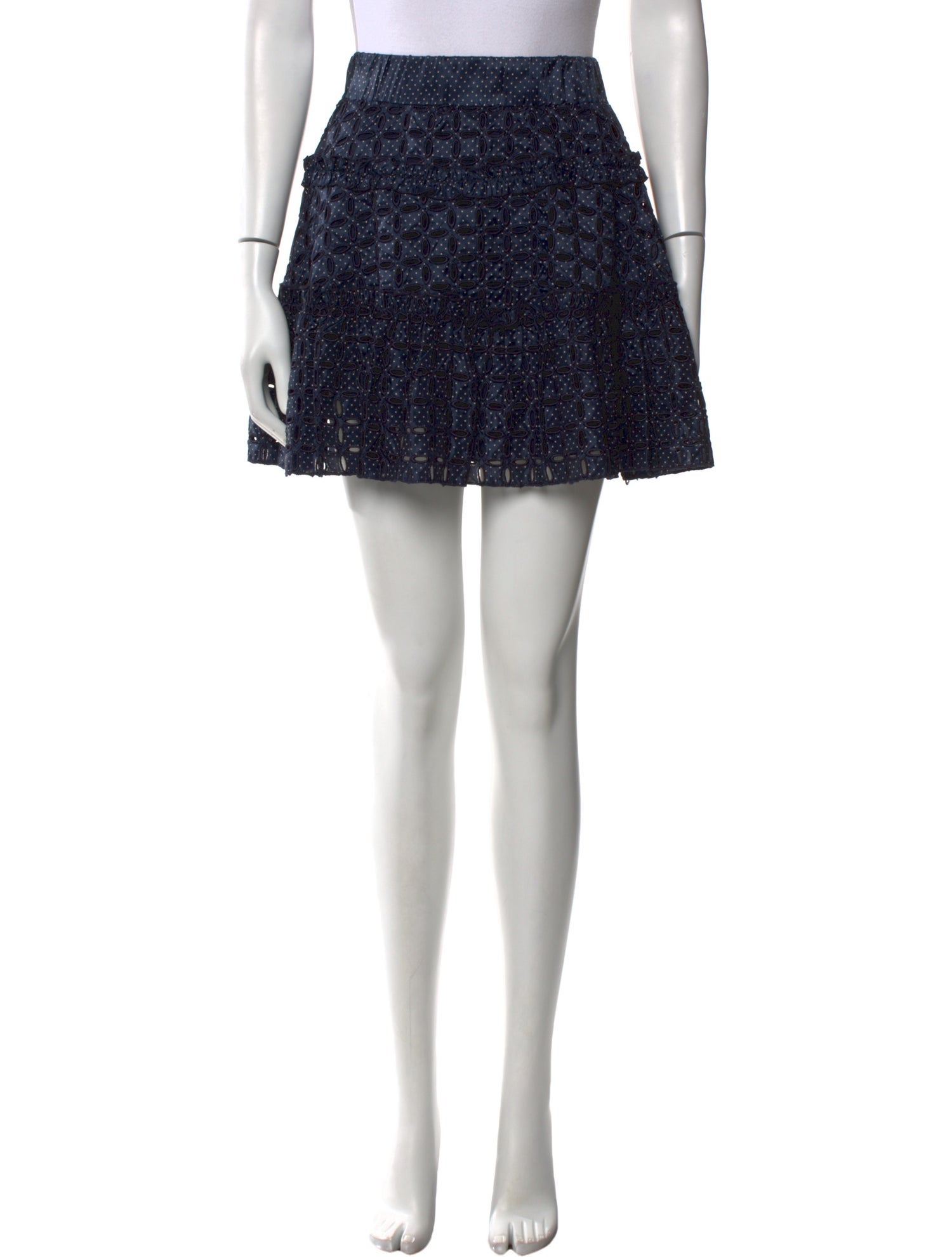 Alexis Polka Dot Print Mini Skirt