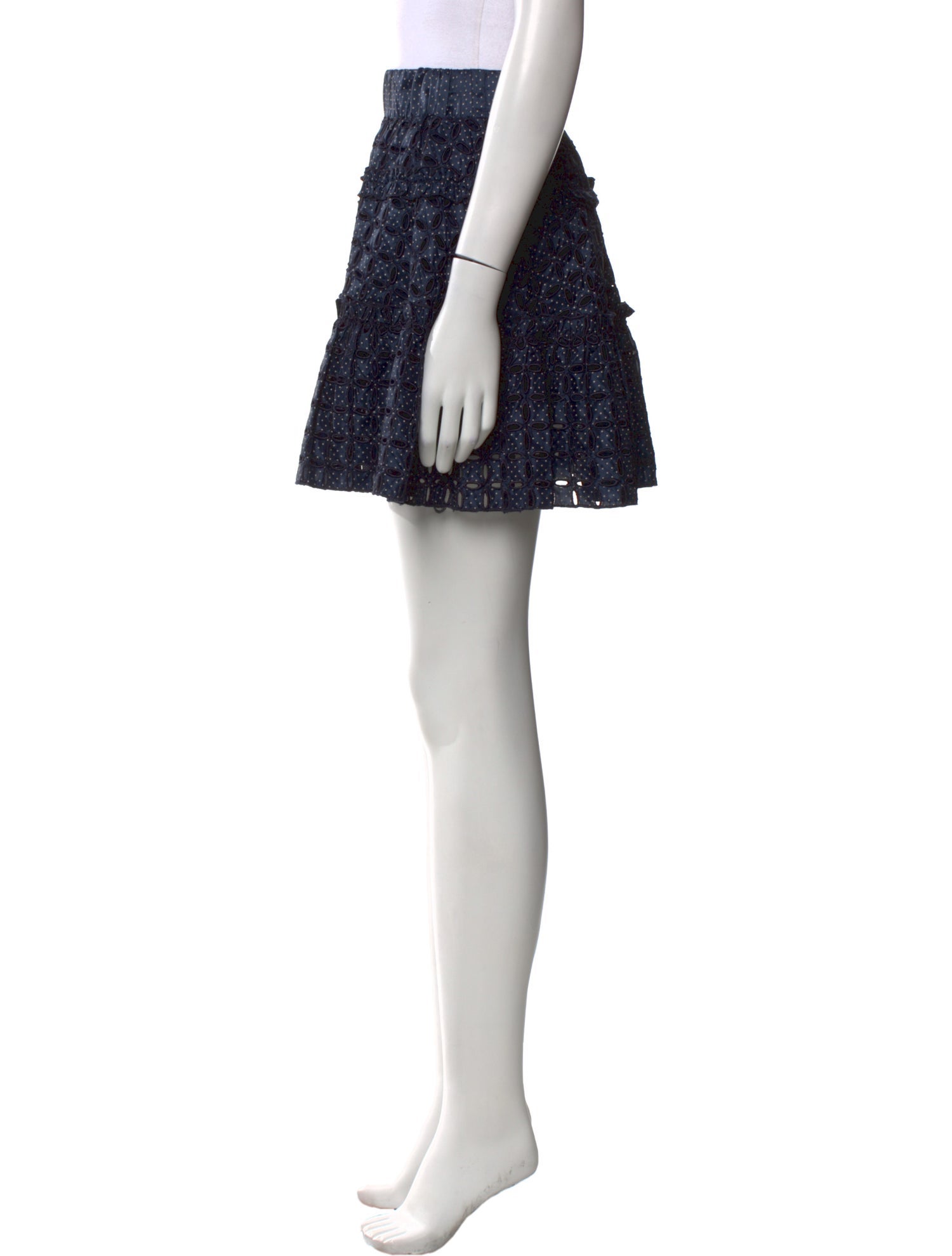 Alexis Polka Dot Print Mini Skirt