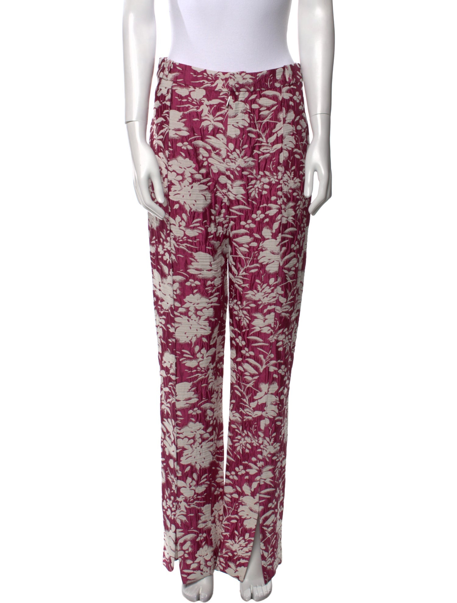 Alexis Floral Print Straight Leg Pants