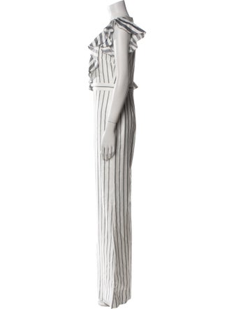 Alexis Striped V-Neck Jumpsuit