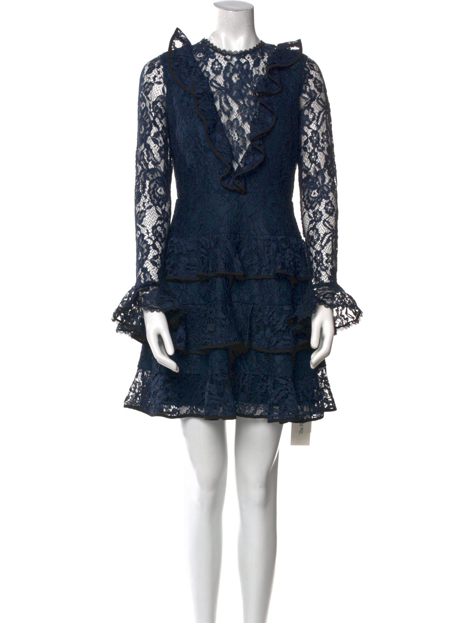 Alexis Lace Pattern Mini Dress