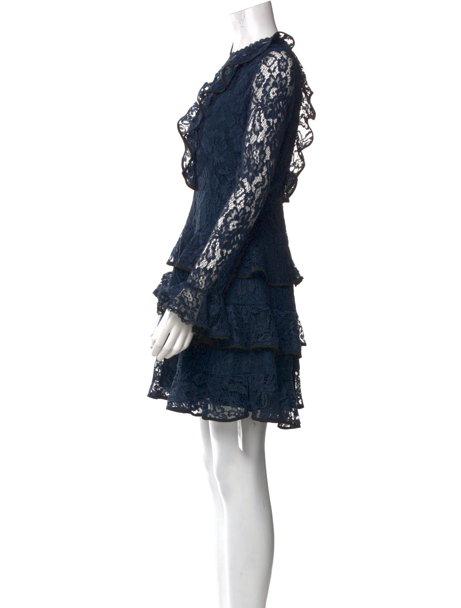 Alexis Lace Pattern Mini Dress