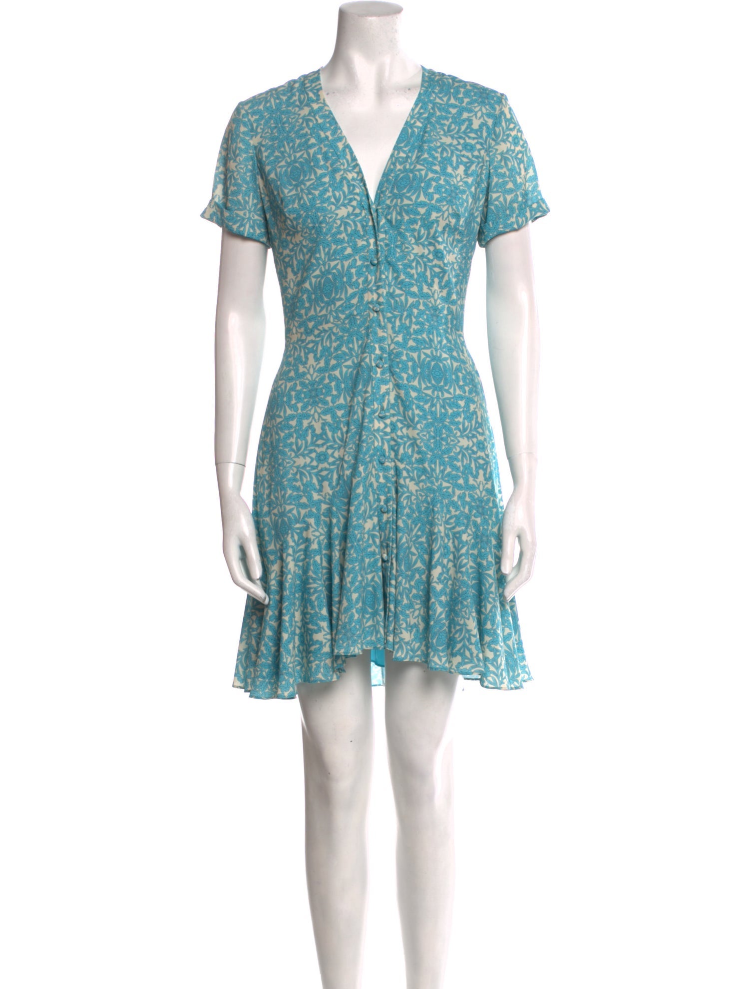 Alexis Floral Print Mini Dress w/ Tags