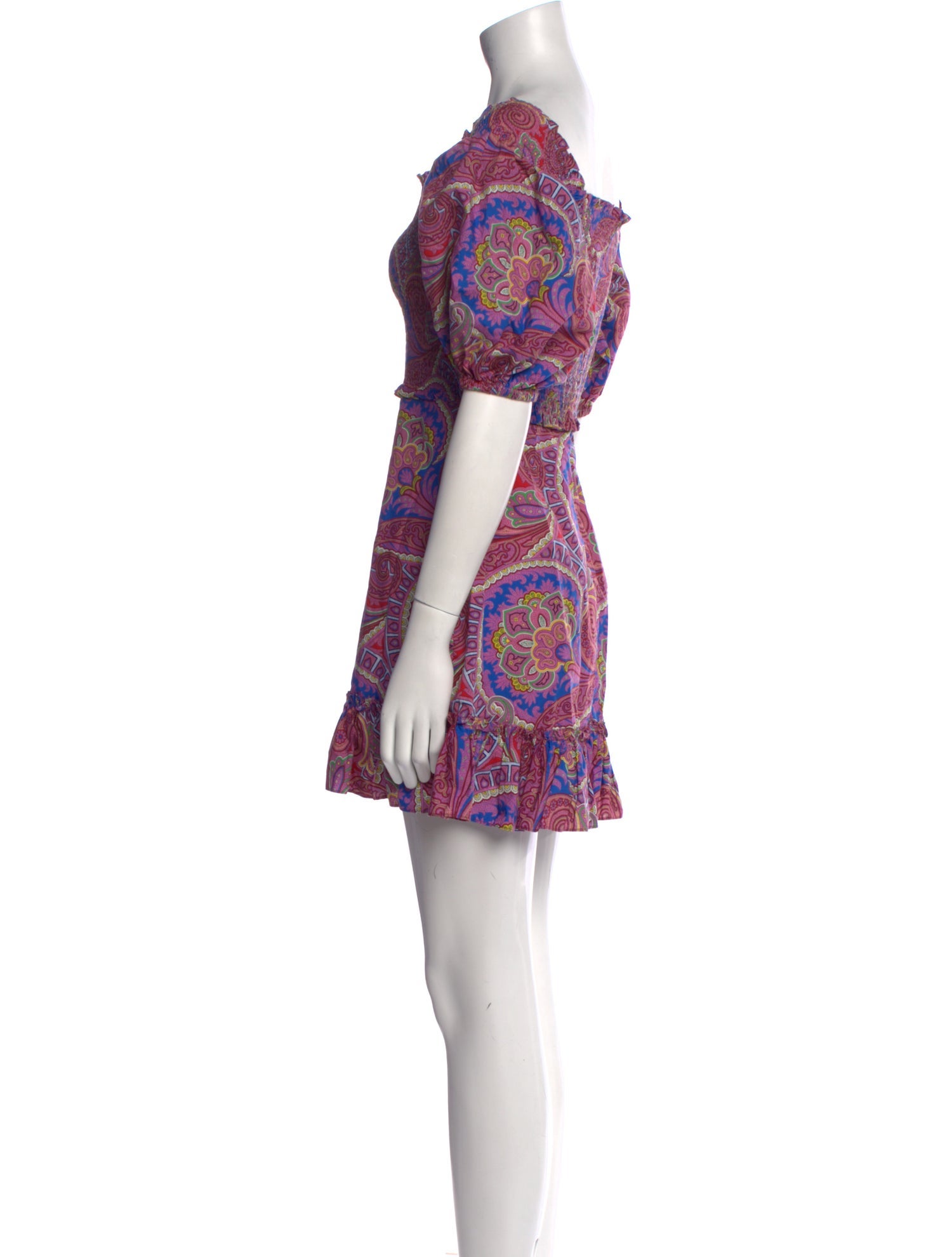 Alexis Paisley Print Mini Dress