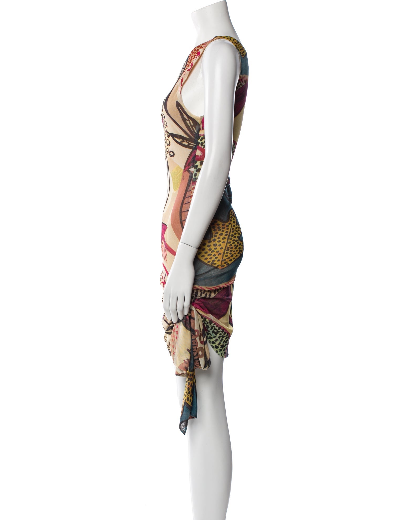 Alexis Printed Midi Length Dress w/ Tags