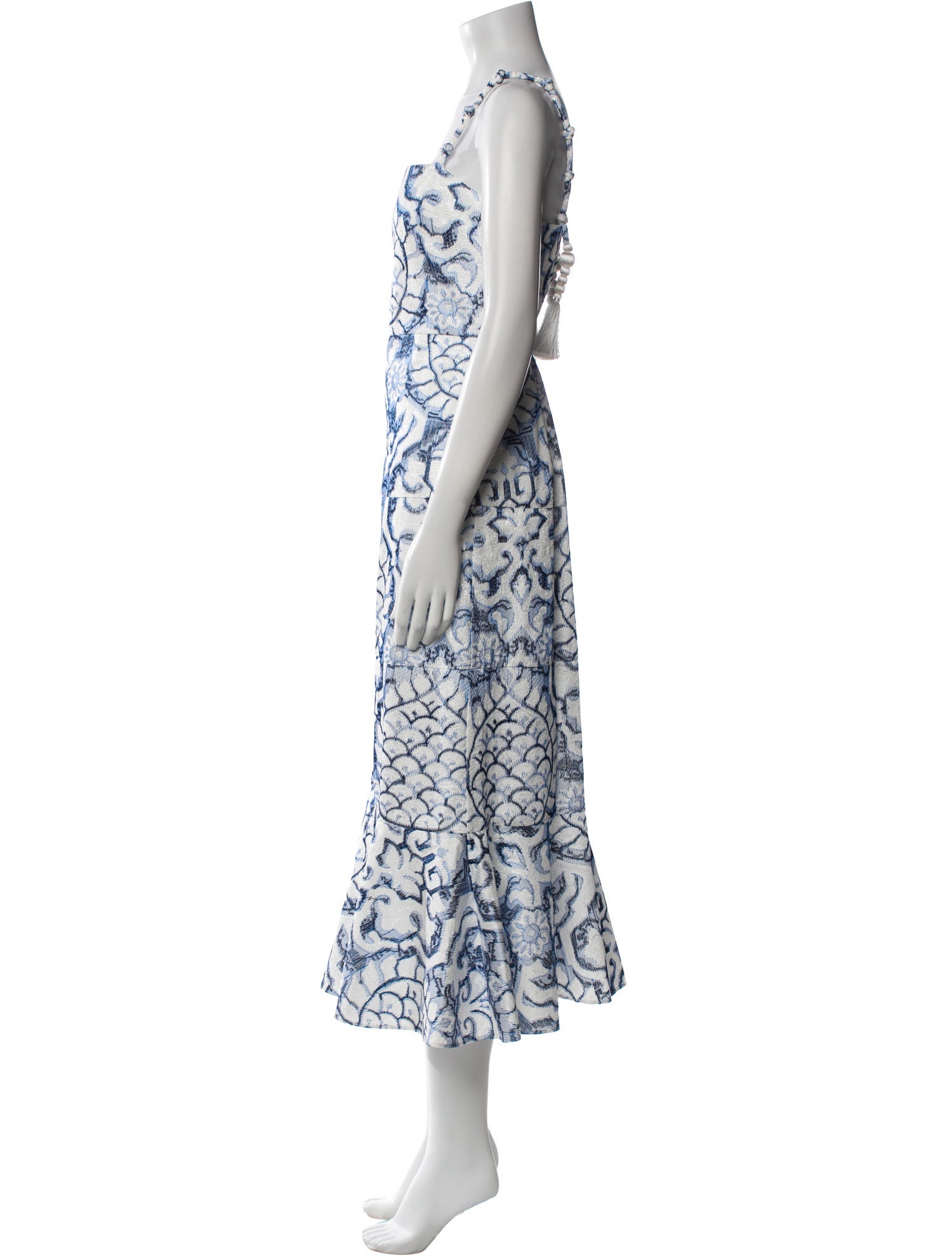 Alexis Printed Long Dress