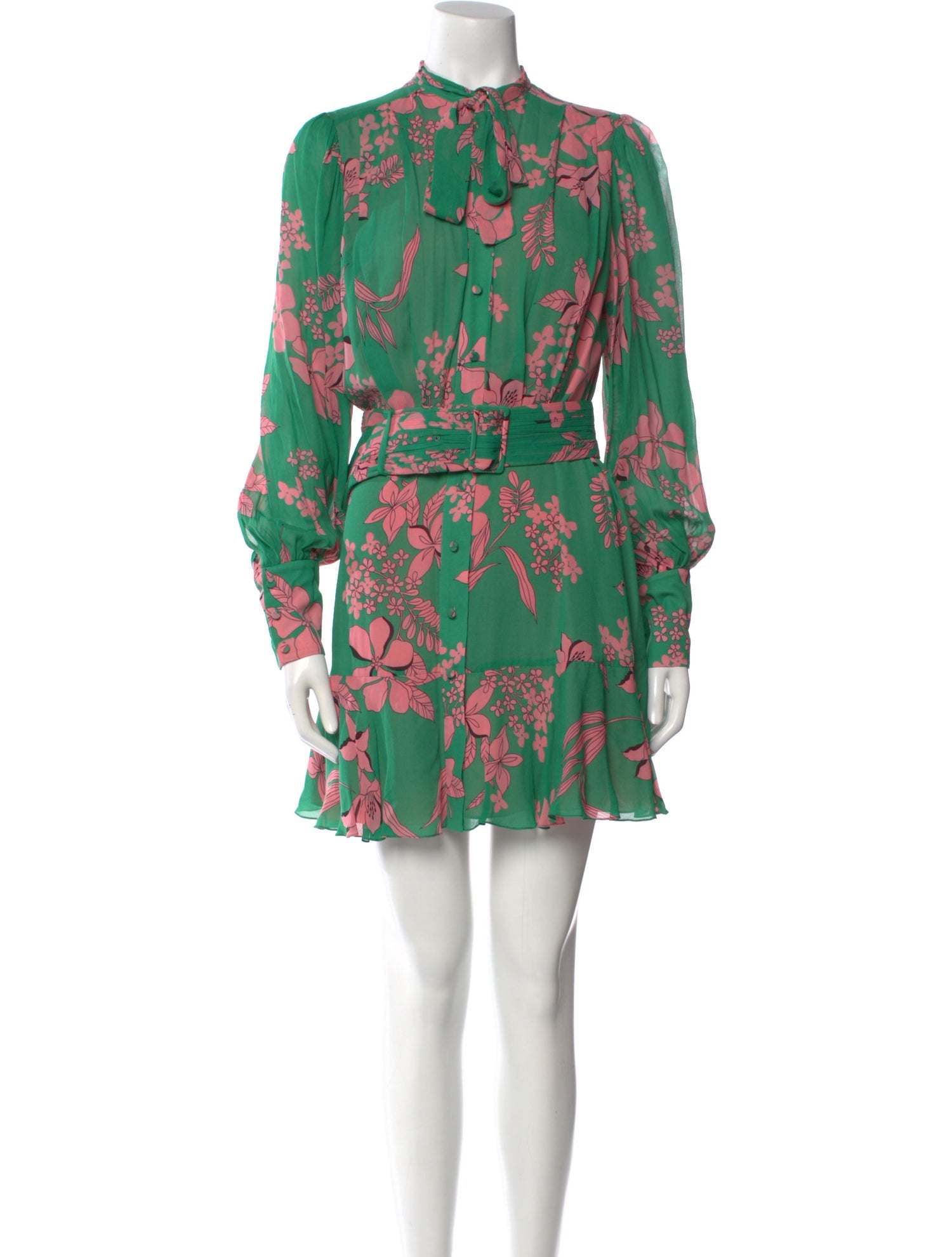 Alexis Floral Print Mini Dress