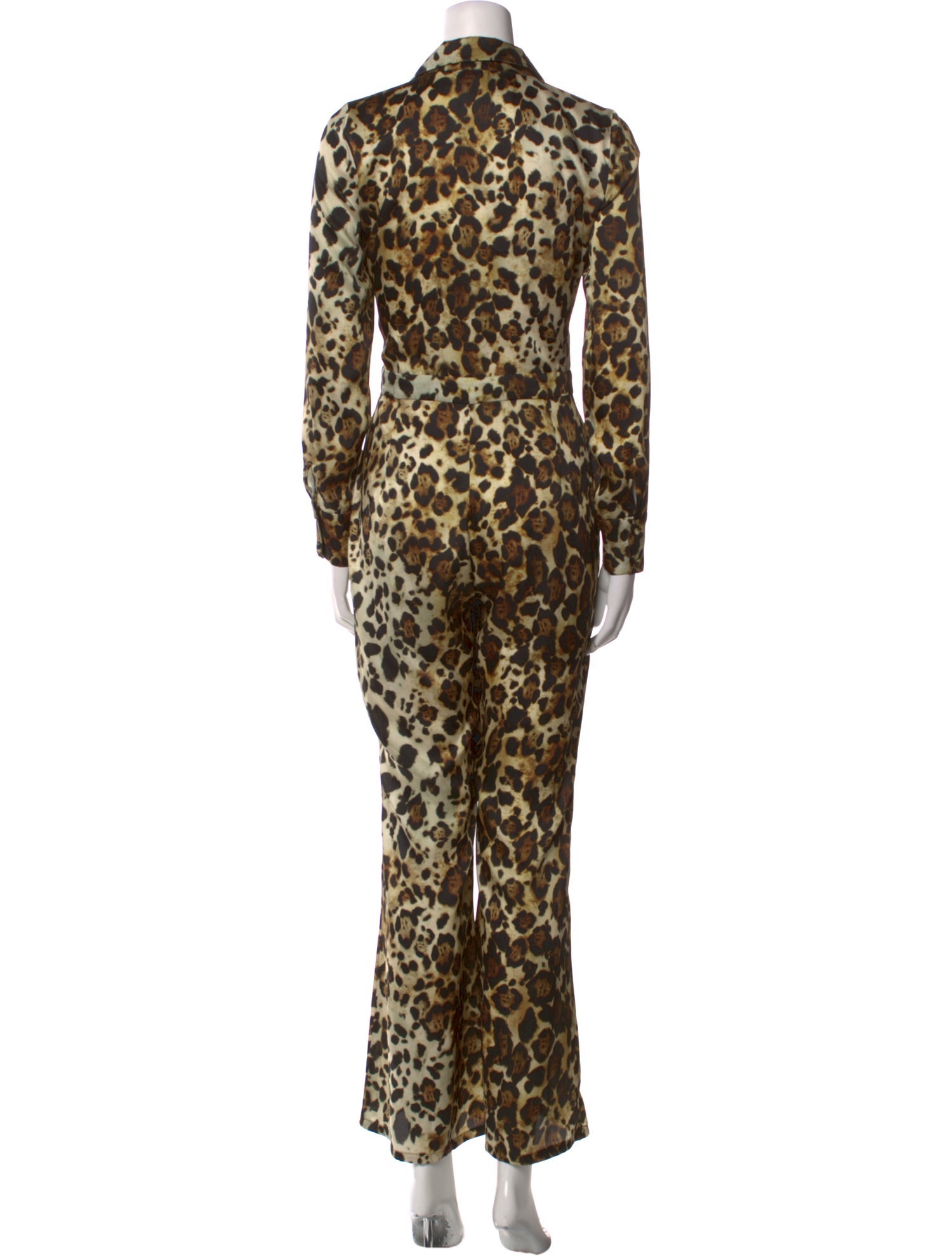 Alexis Animal Print V-Neck Jumpsuit