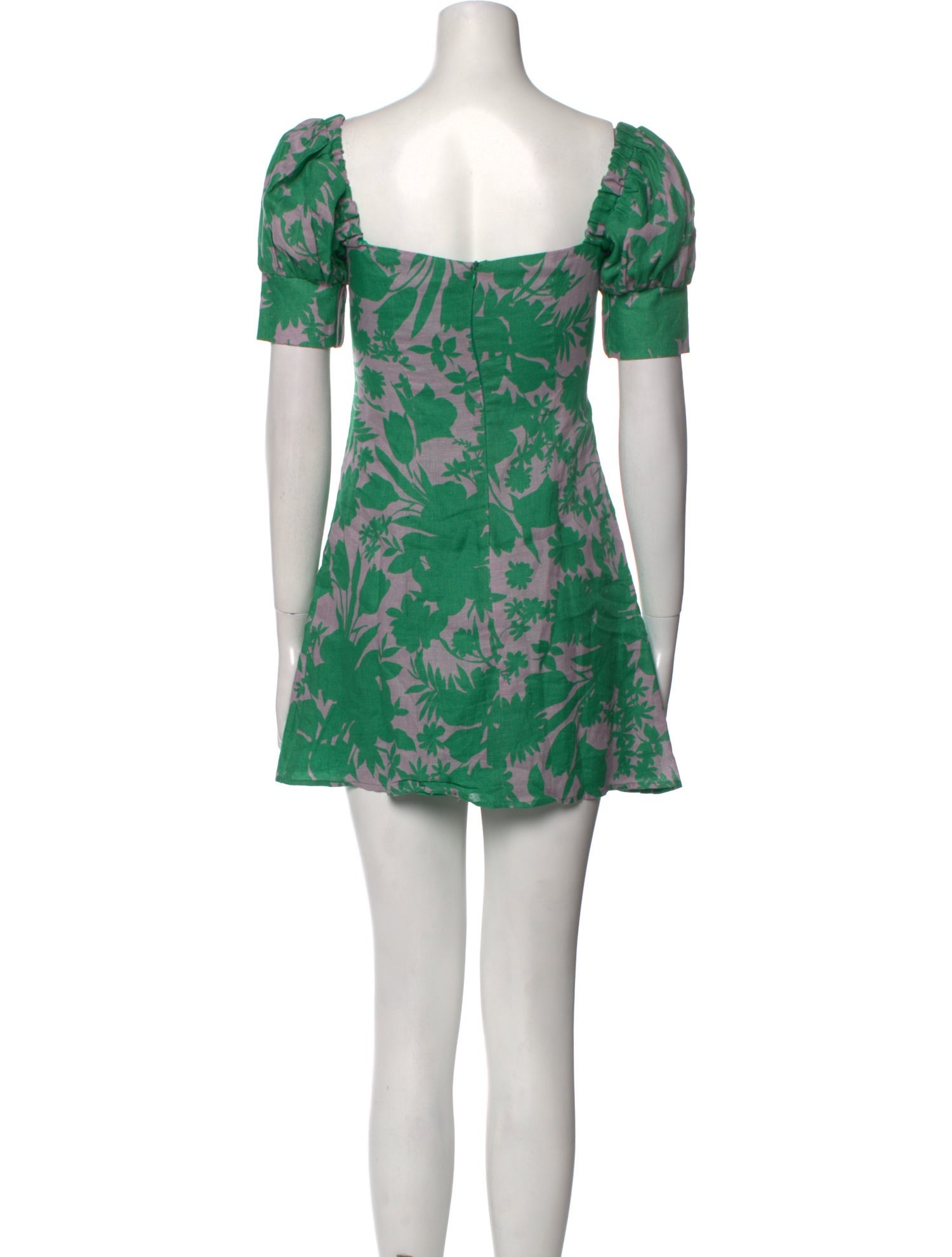 Alexis Linen Mini Dress w/ Tags in Green, Women's XS Alexis Linen Mini Dress w/ Tags in Green, Women's XS