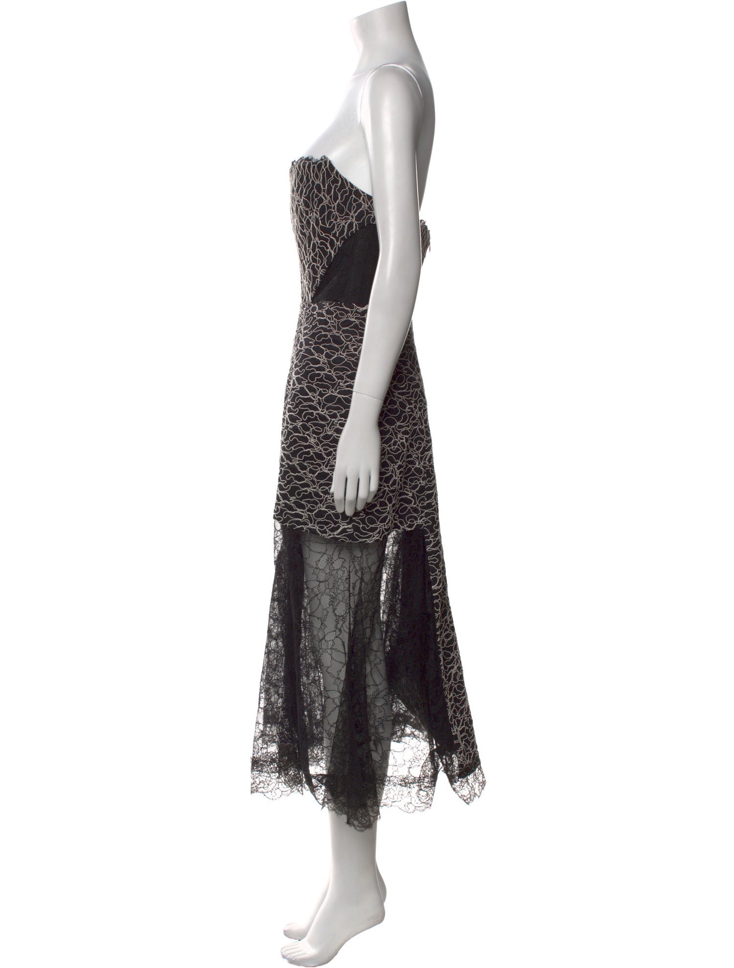 Alexis Nylon Midi Length Dress