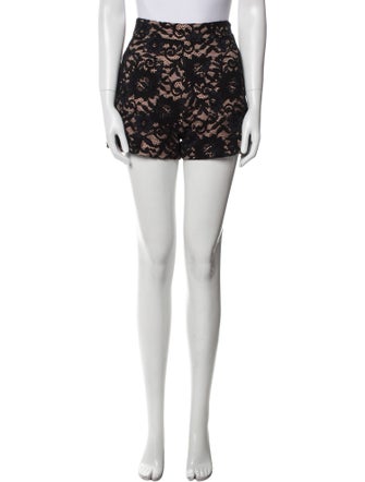 Alexis Lace Pattern Mini Shorts