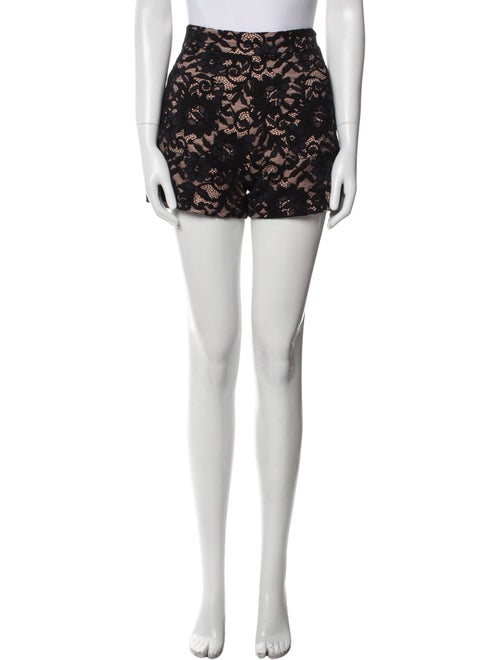 Alexis Lace Pattern Mini Shorts