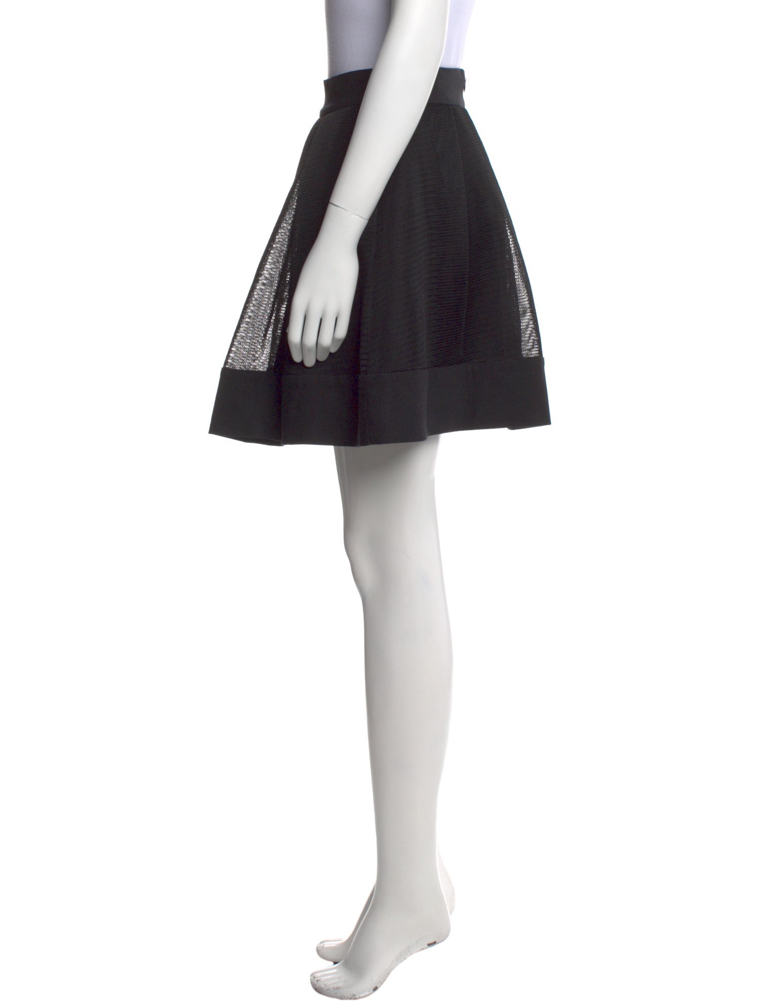 Alexis Nylon Mini Skirt