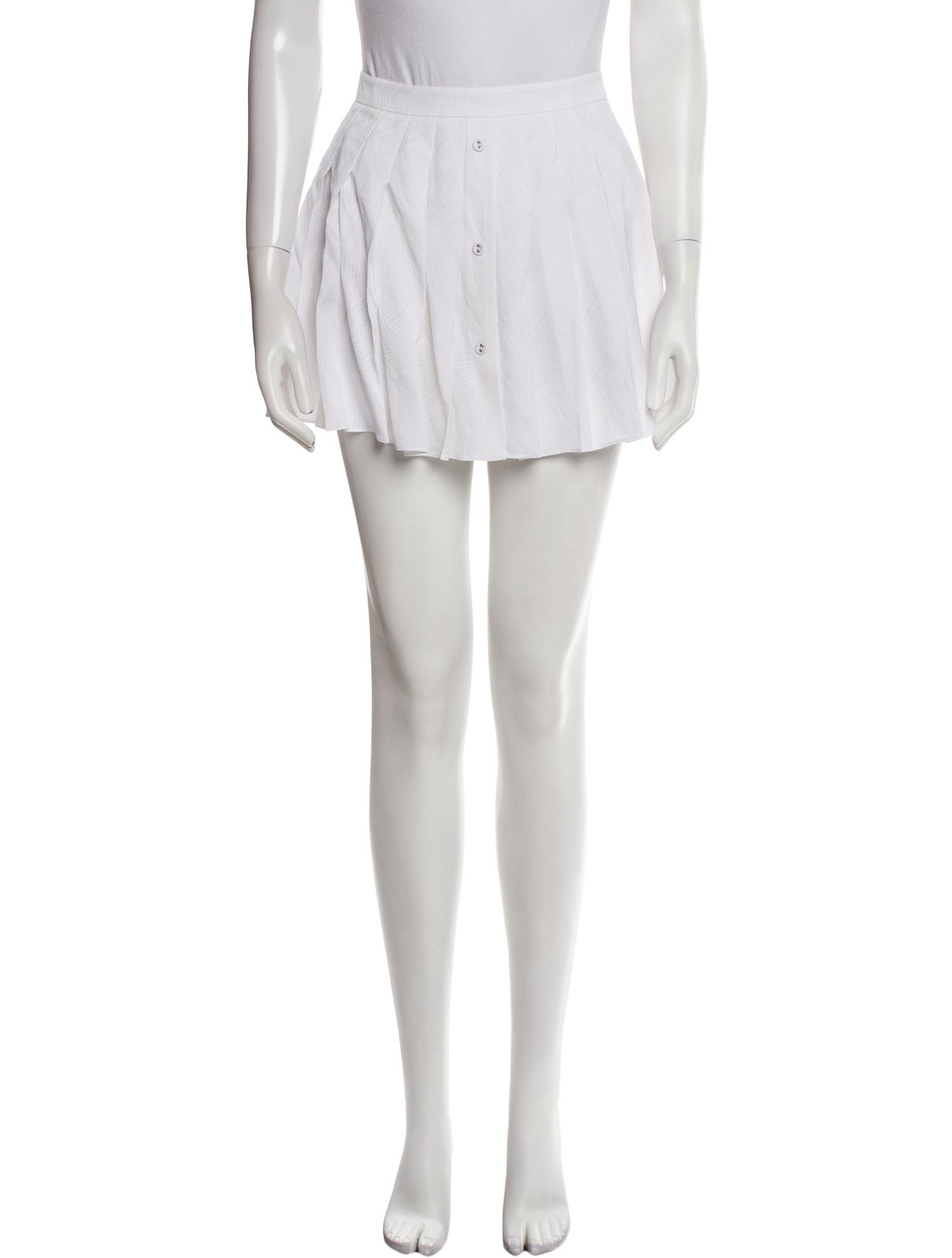 Alexis Ruffle Embellishment Mini Skirt