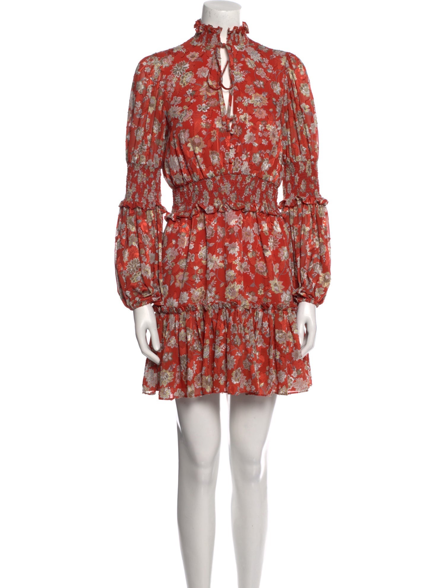 Alexis Floral Print Mini Dress