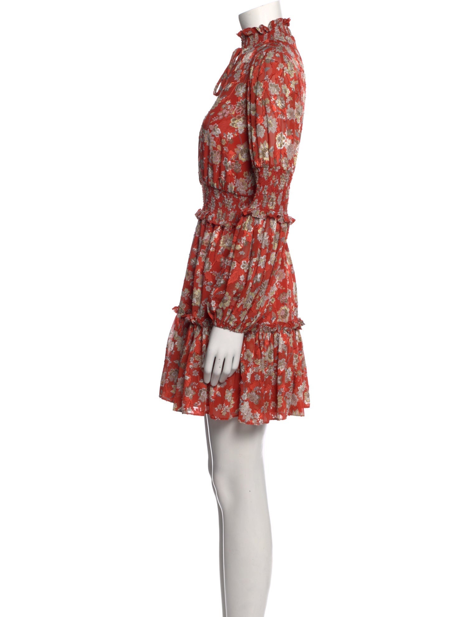 Alexis Floral Print Mini Dress