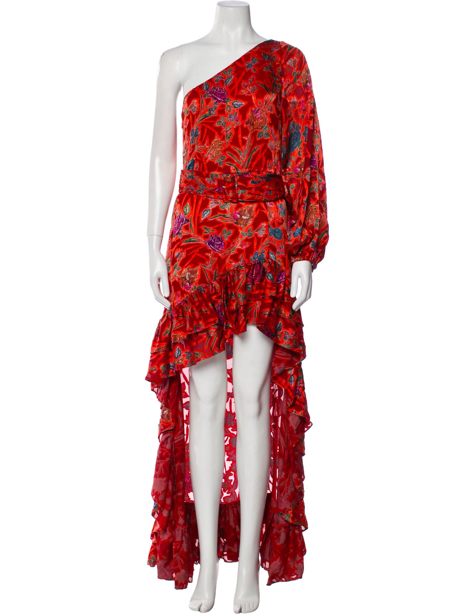 Alexis Floral Print Long Dress