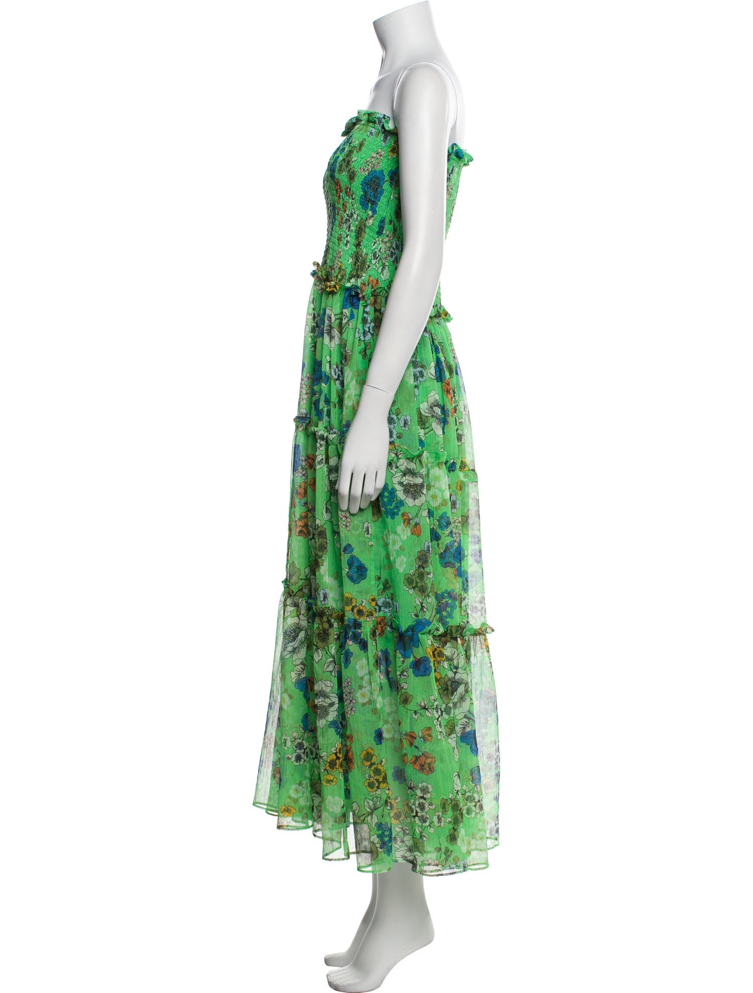 Alexis Floral Print Long Dress