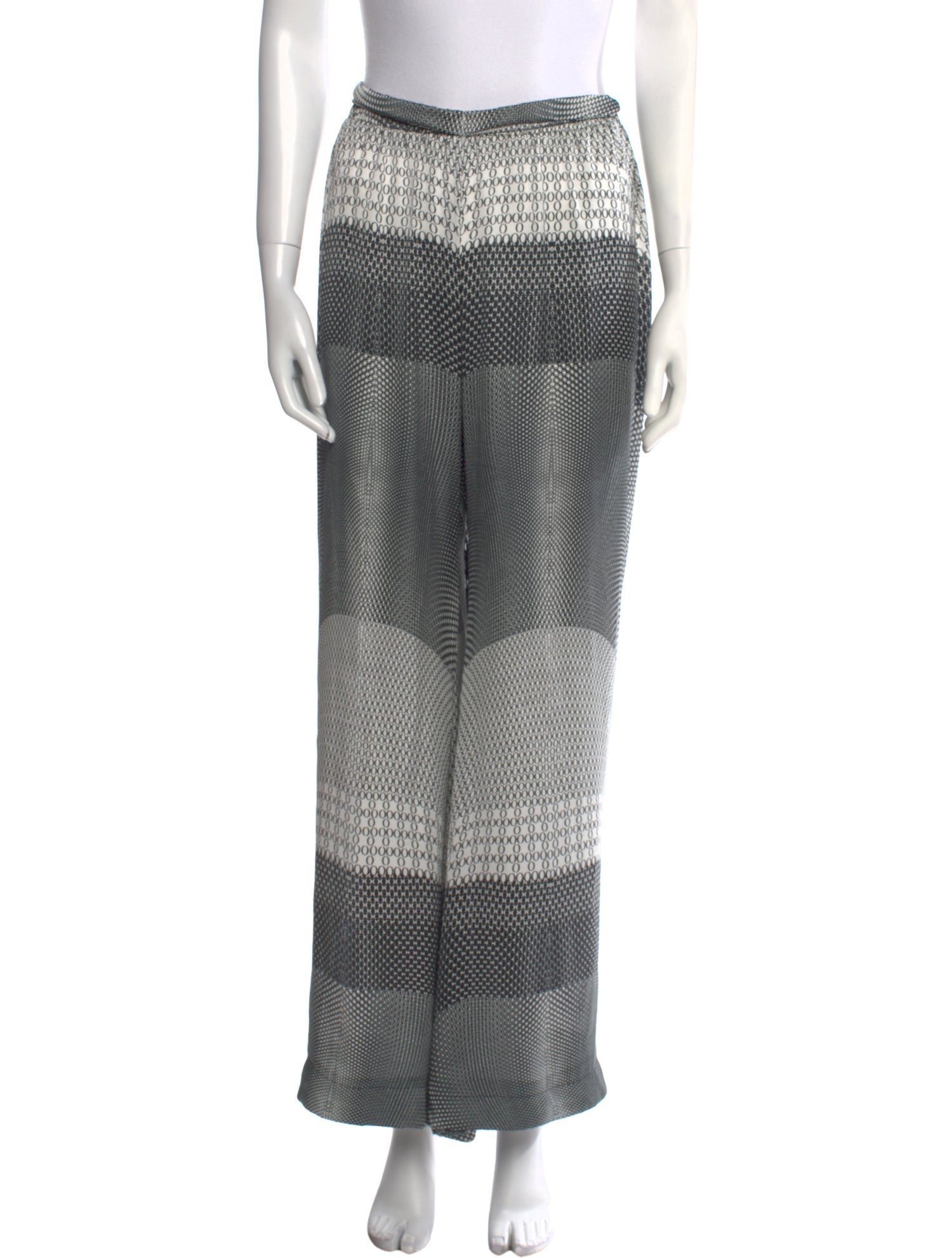 Alexis Colorblock Pattern Wide Leg Pants