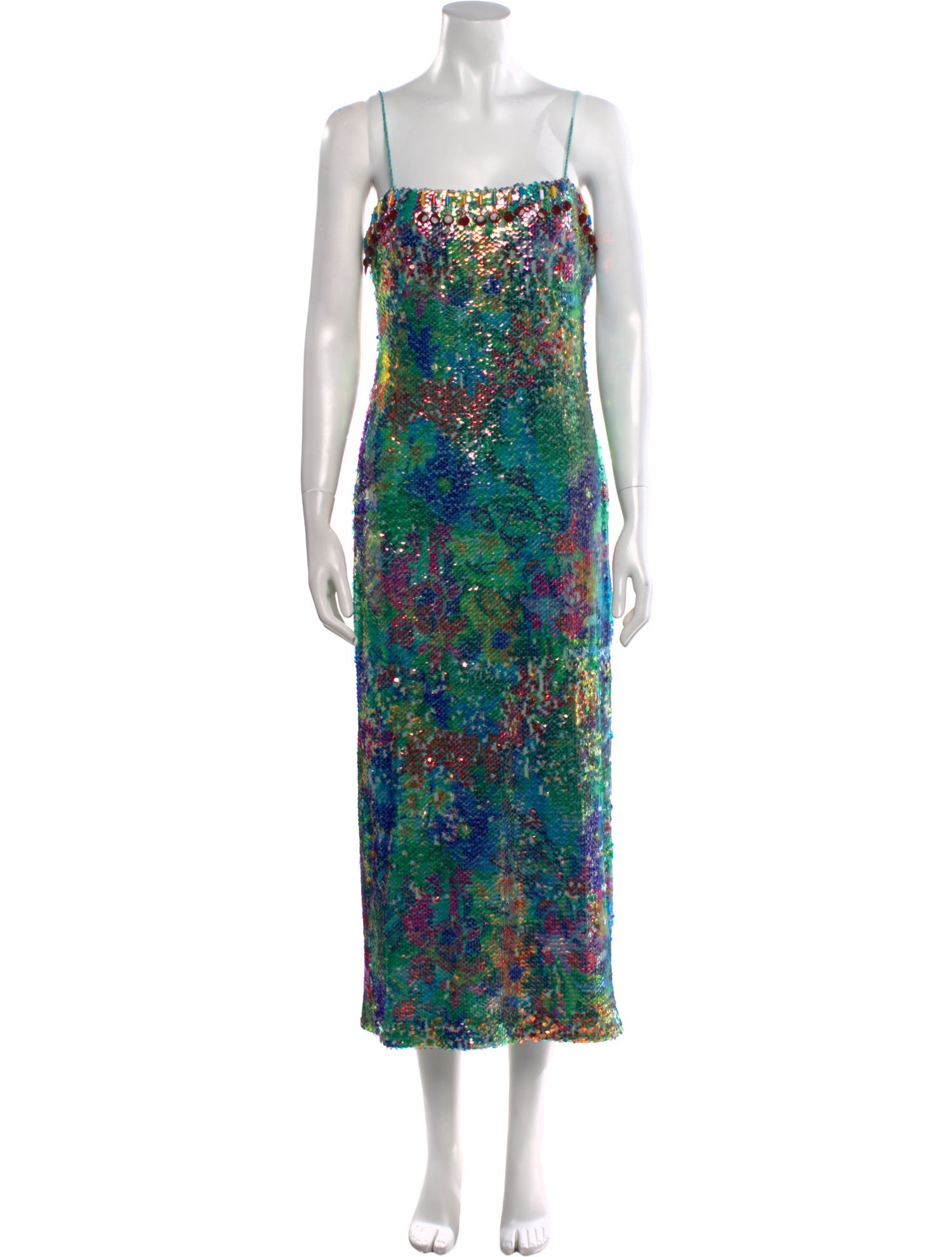 Alexis Floral Print Long Dress