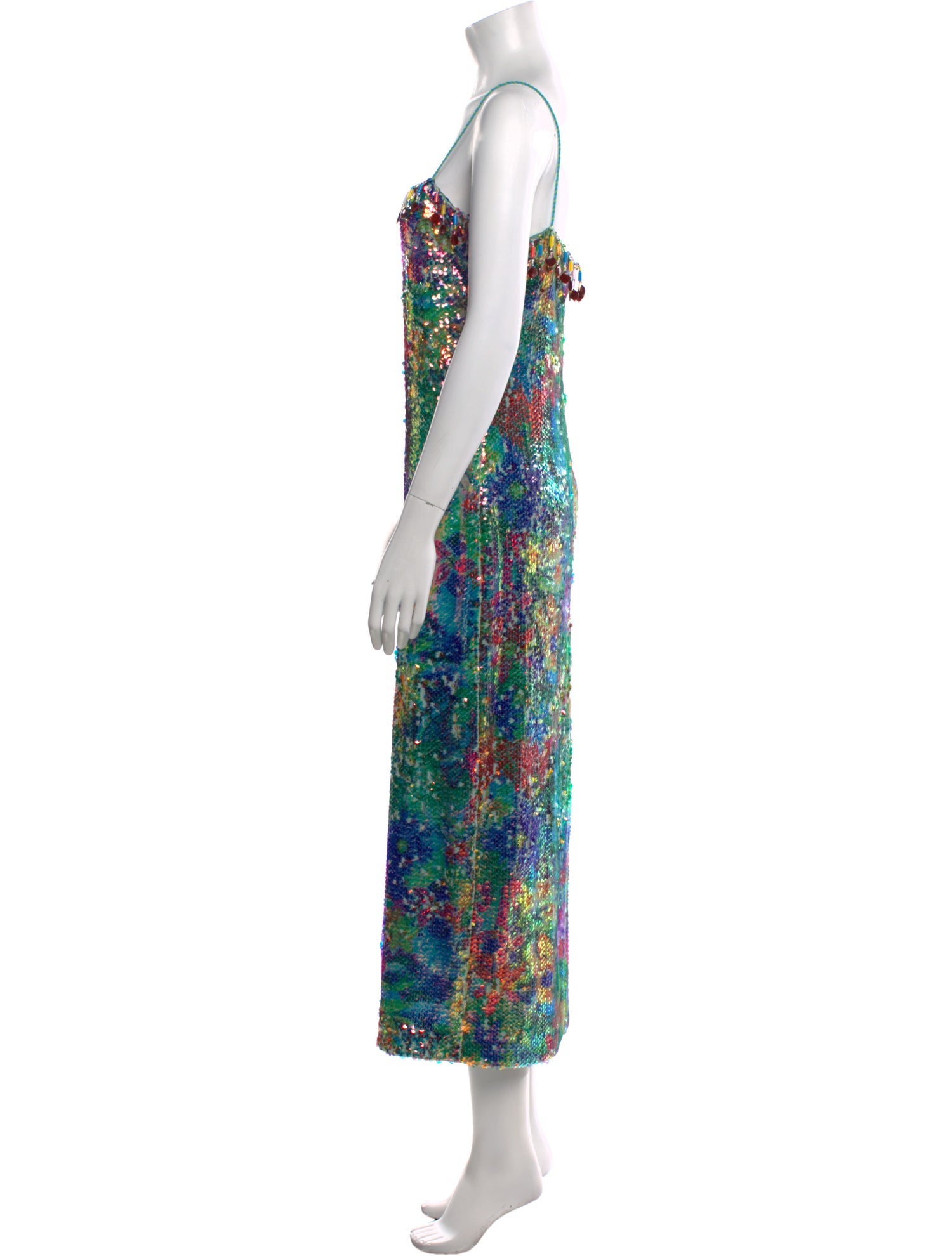 Alexis Floral Print Long Dress