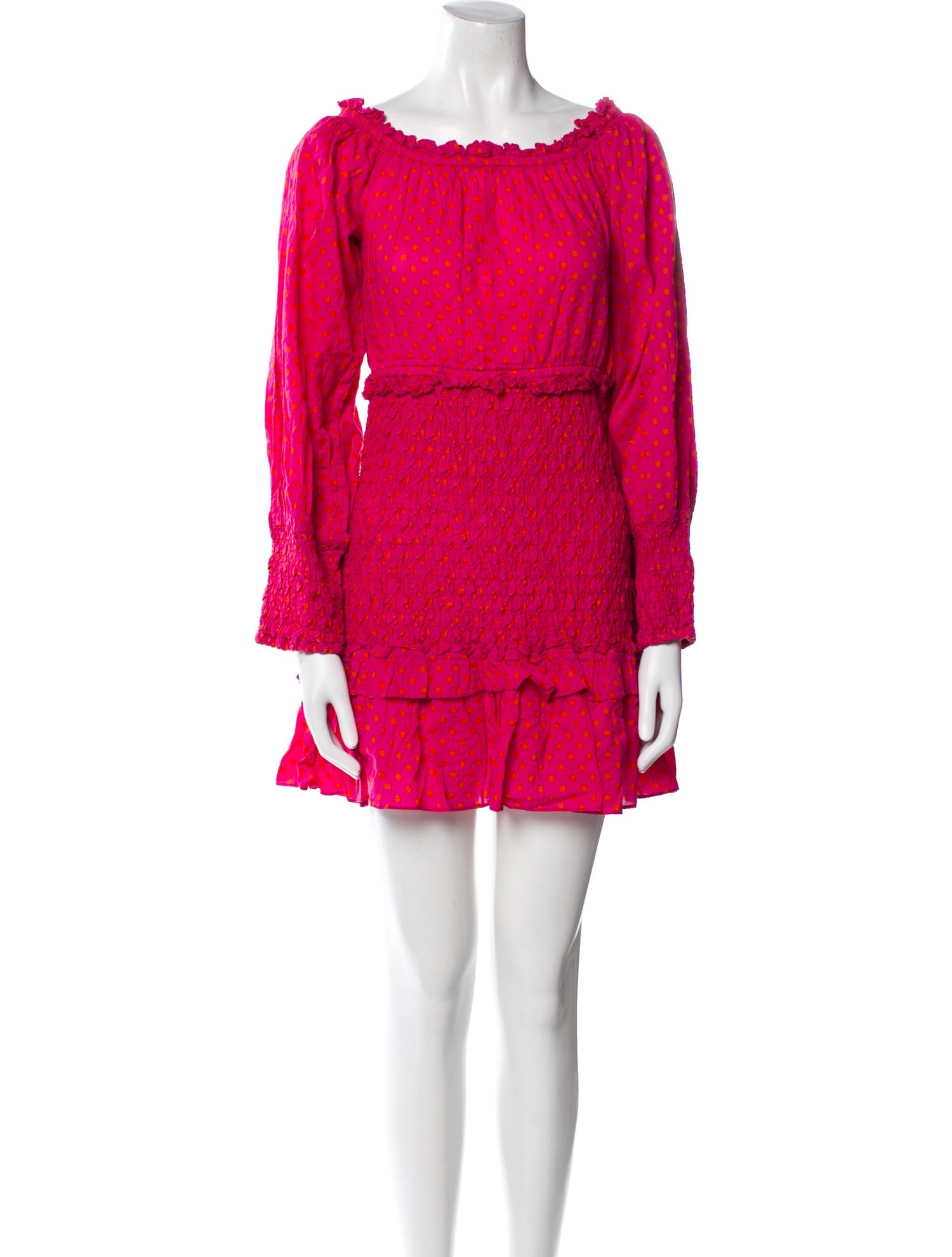 Alexis Bateau Neckline Mini Dress