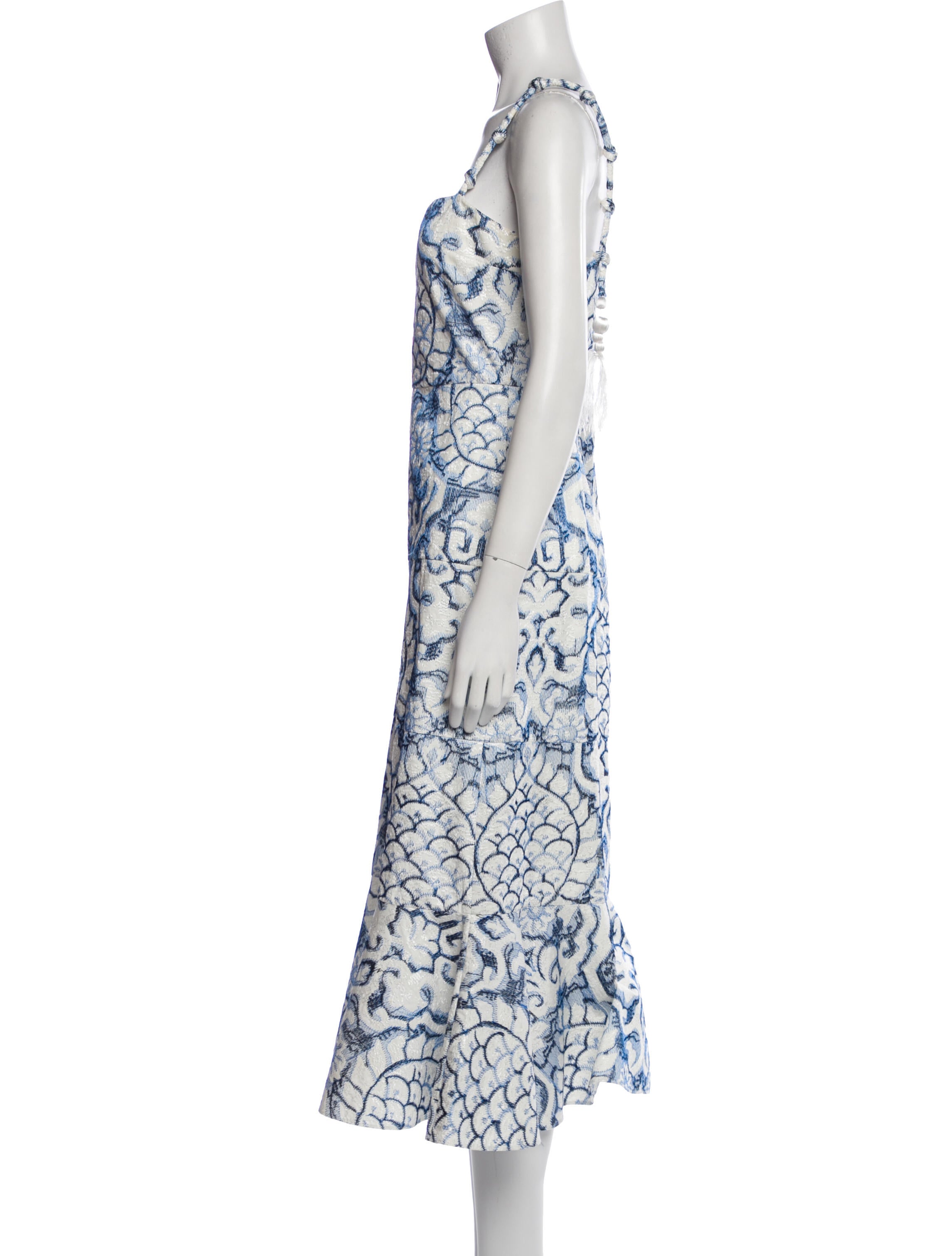 Alexis Printed Long Dress