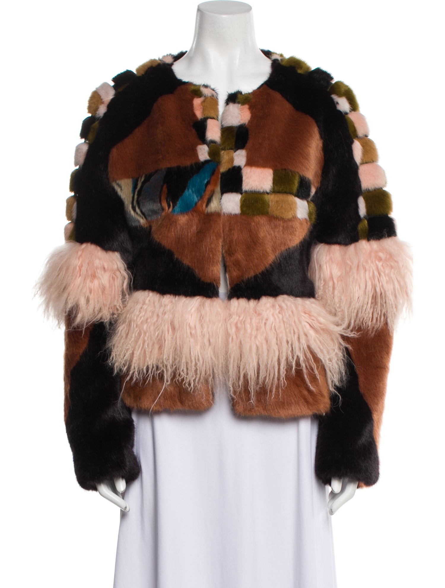 Alexis Faux Fur Printed Jacket