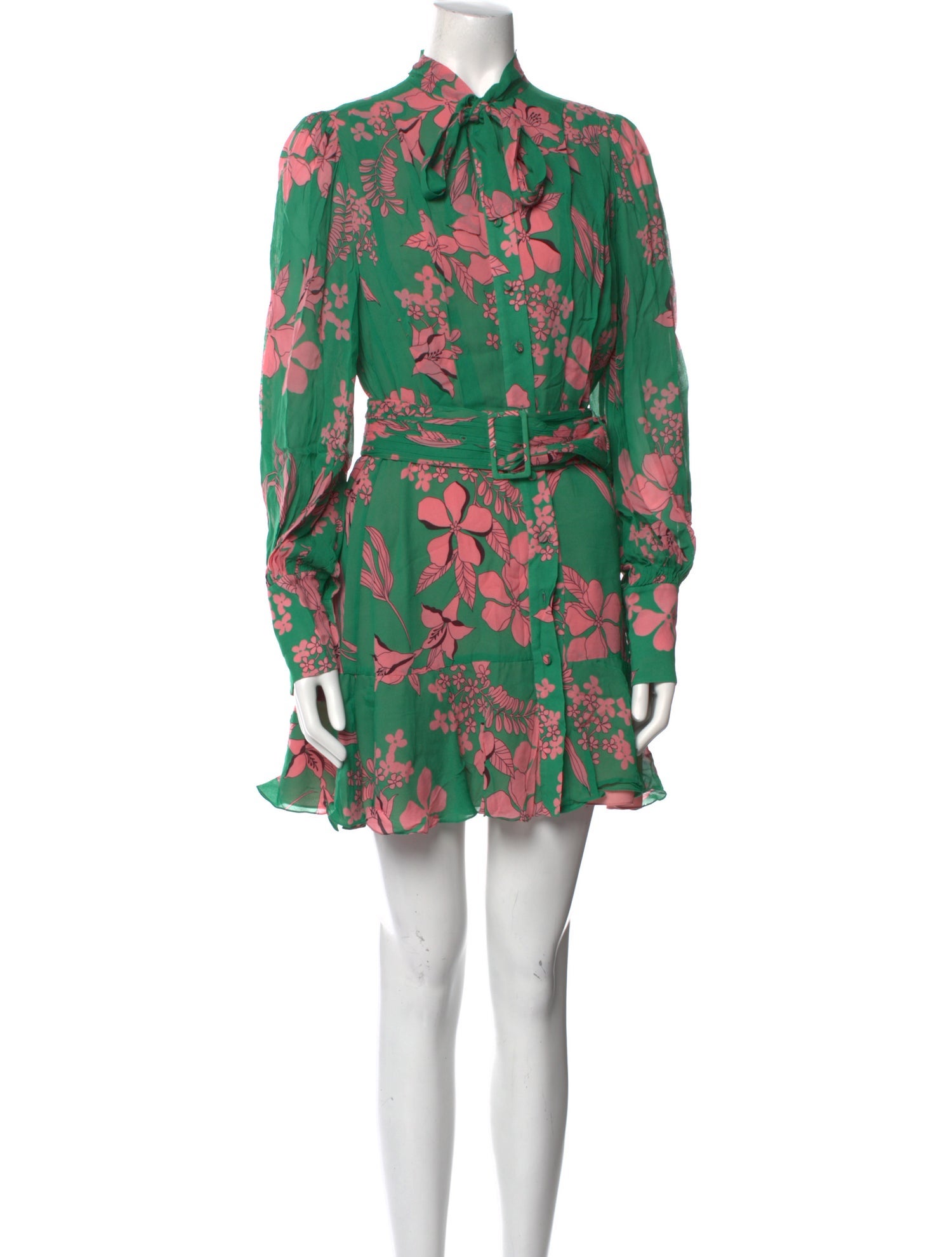 Alexis Floral Print Mini Dress