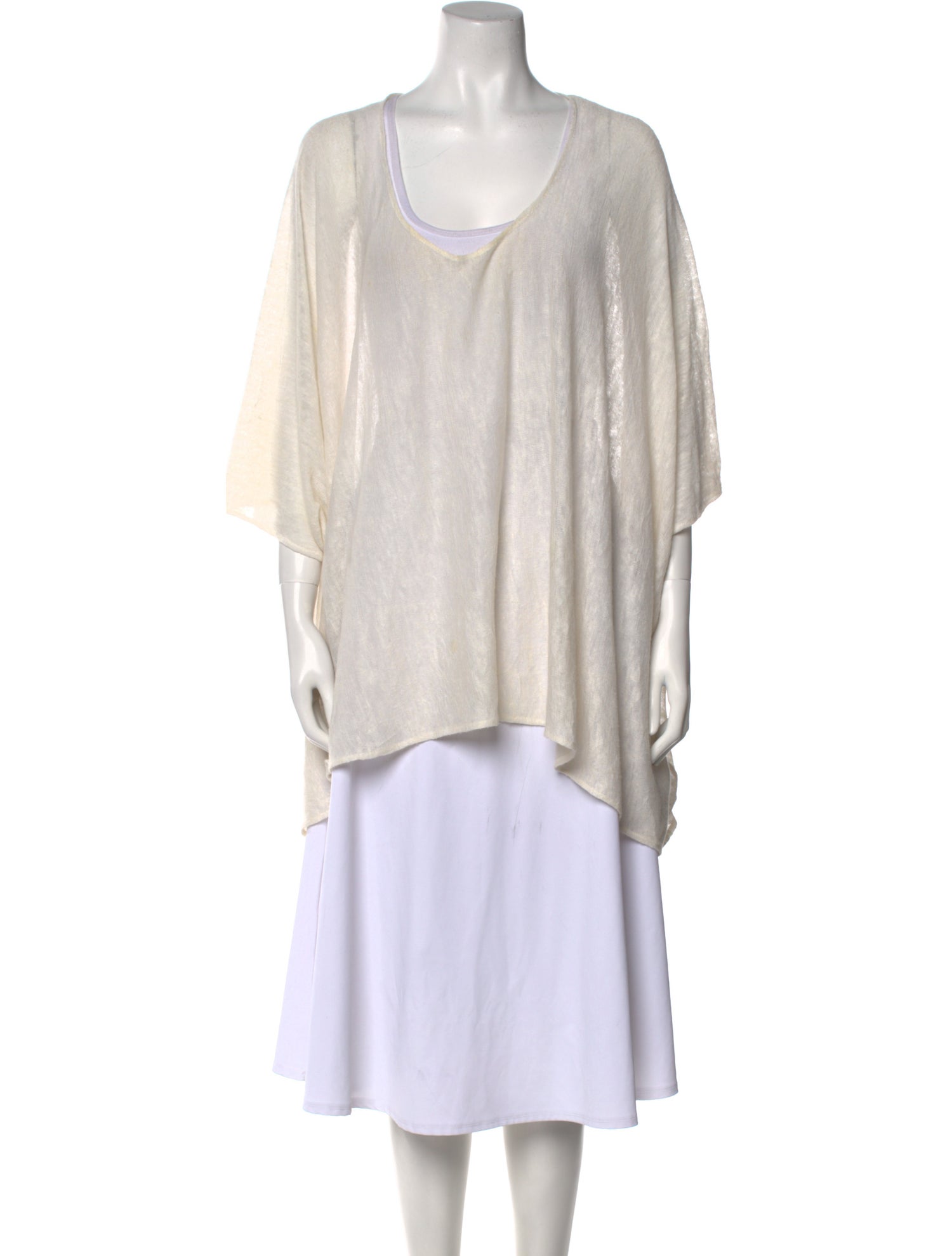 Alexis Linen Scoop Neck Sweater