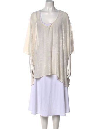 Alexis Linen Scoop Neck Sweater