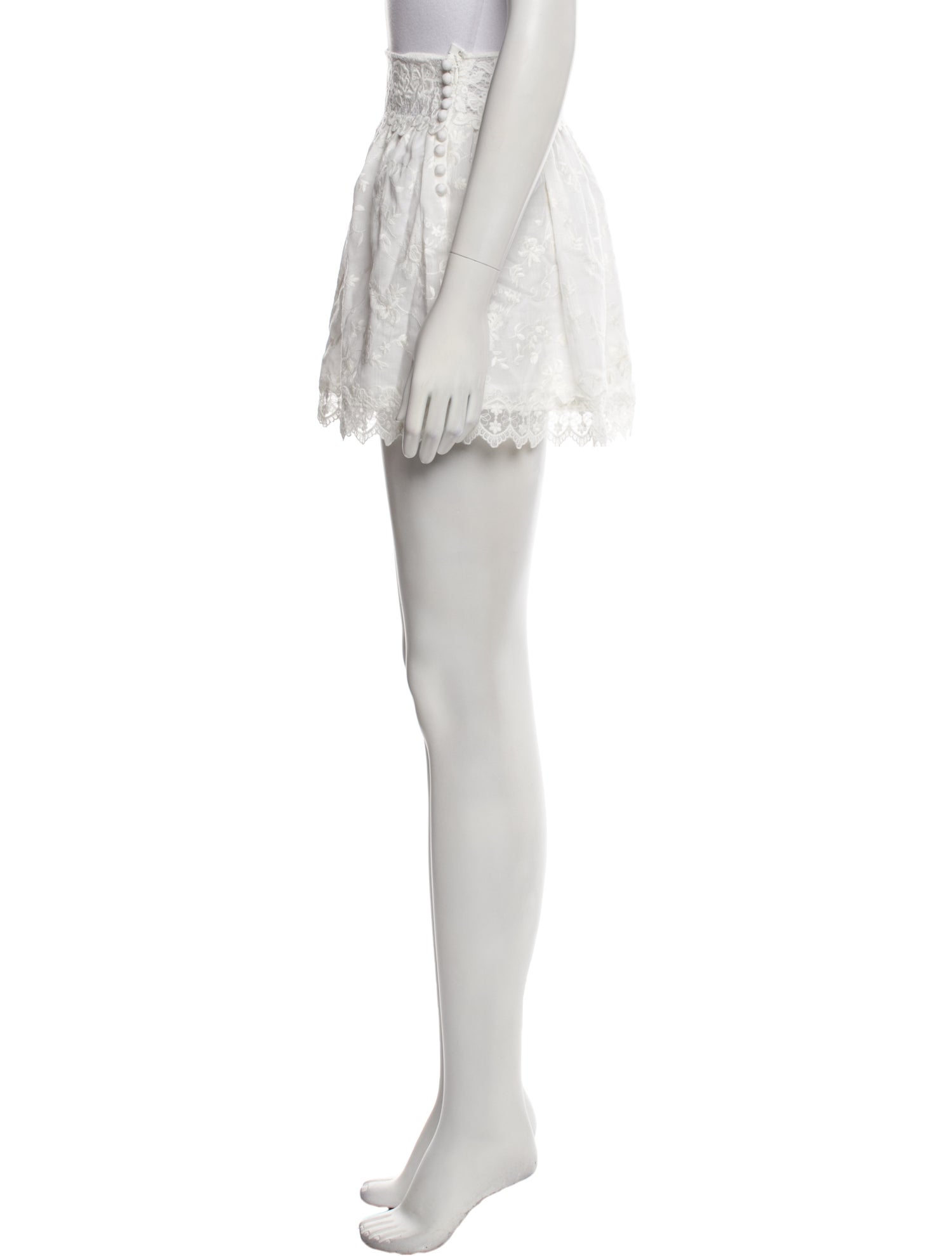 Alexis Lace Pattern Mini Skirt w/ Tags