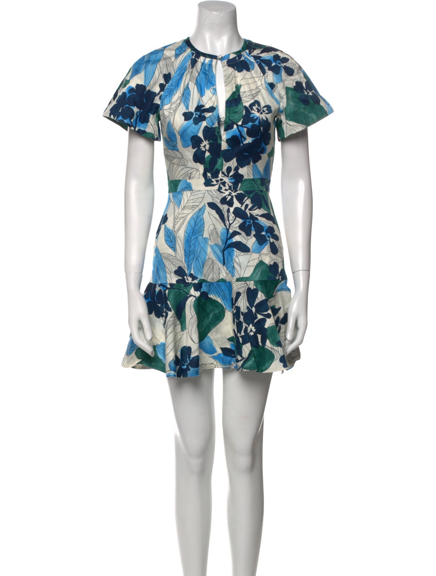 Alexis Floral Print Mini Dress