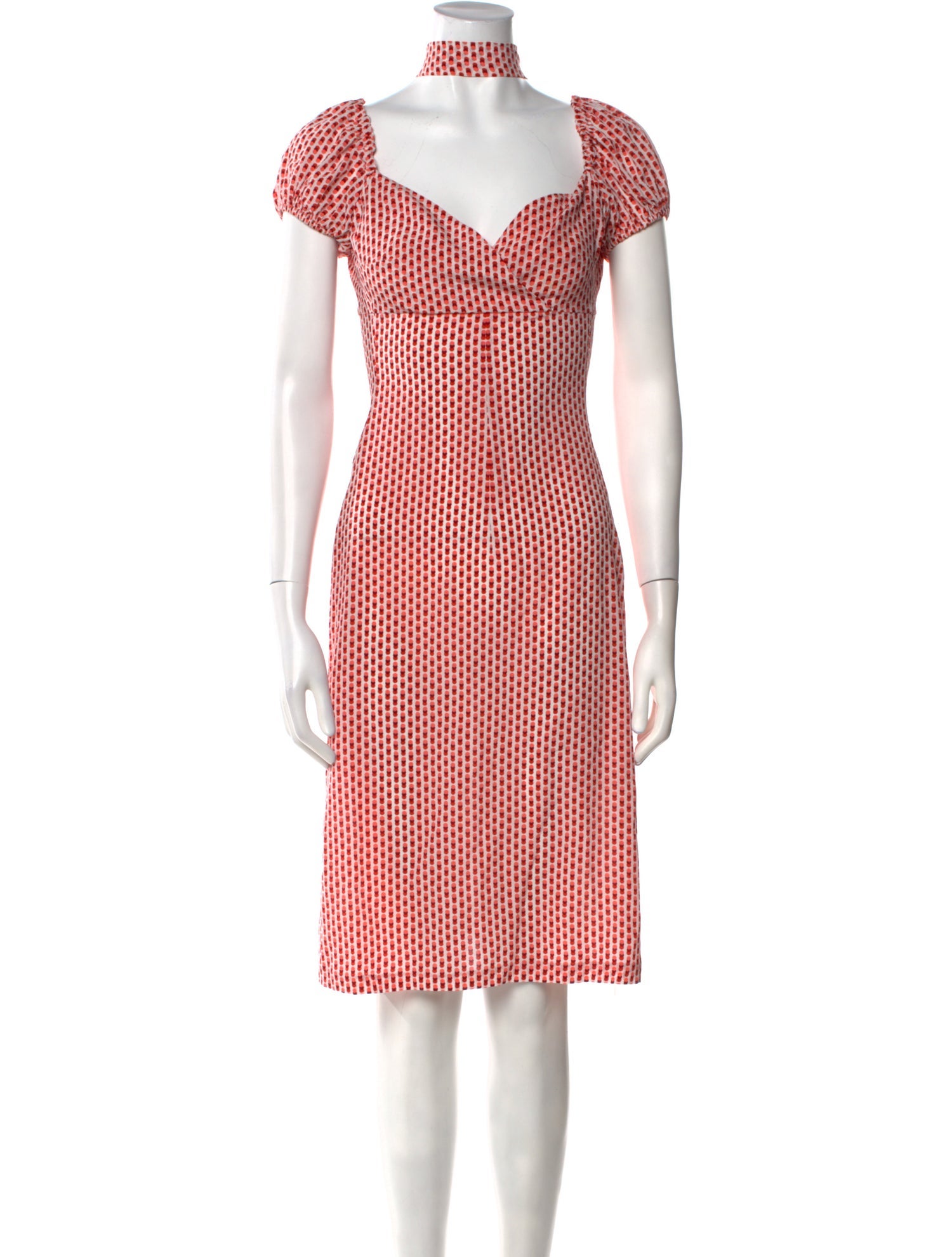 Alexis Silk Knee-Length Dress