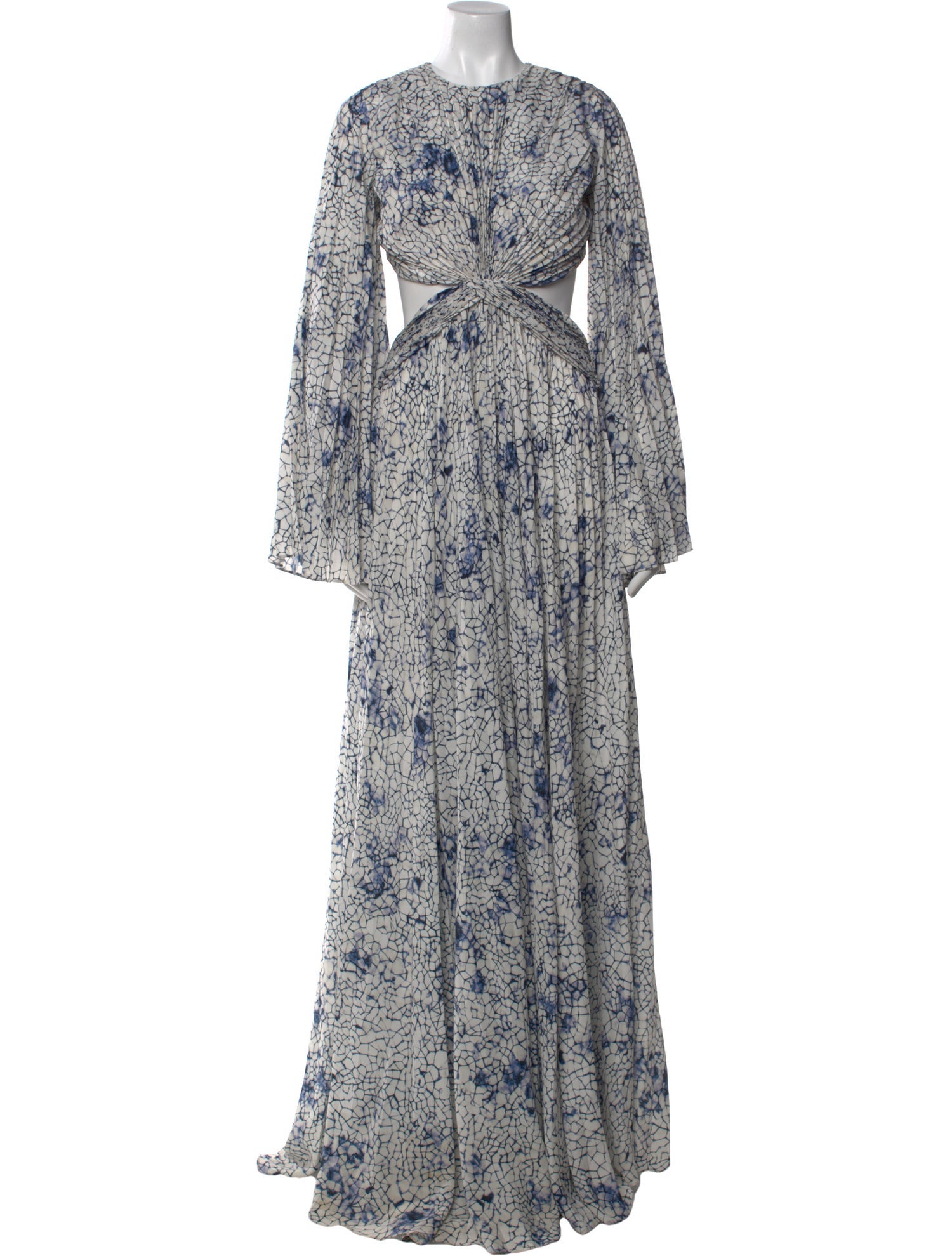 Alexis Floral Print Long Dress
