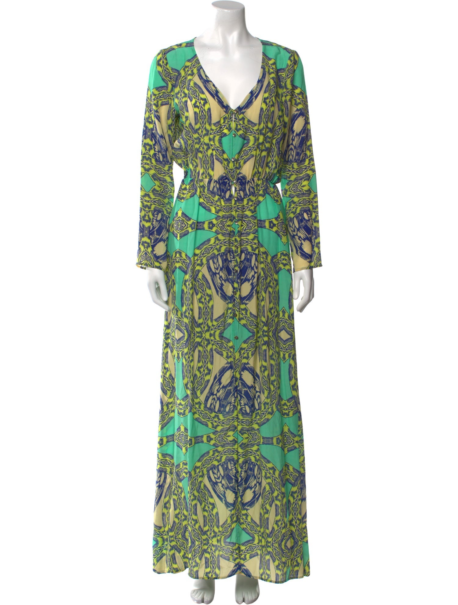 Alexis Silk Long Dress