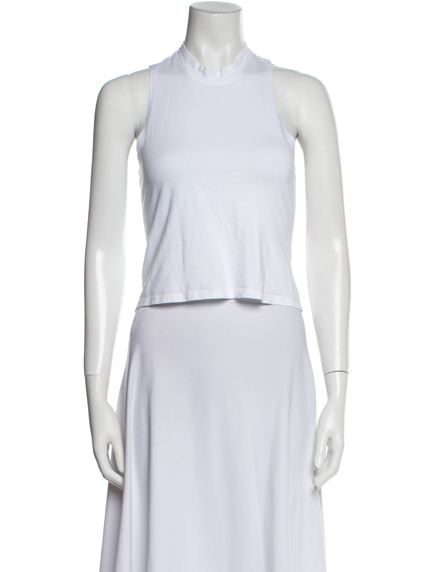 Alexis Crew Neck Sleeveless Crop Top